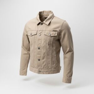 BONGO Women’s Beige Denim Jacket Size Large